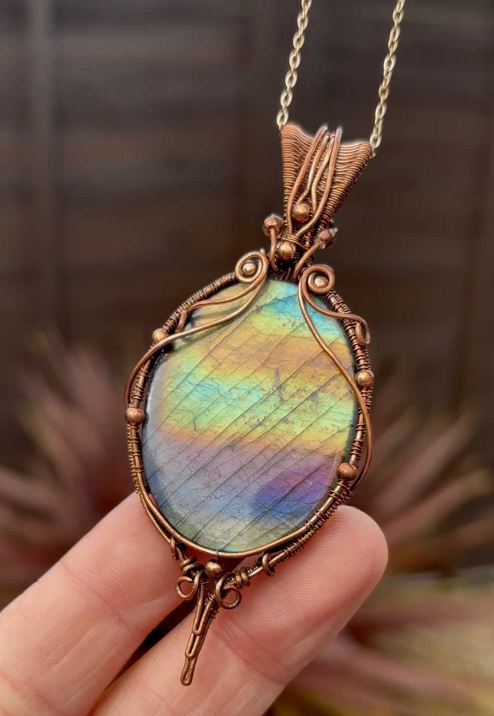 Crystal Asylum Exclusive Rainbow Labradorite Talisman