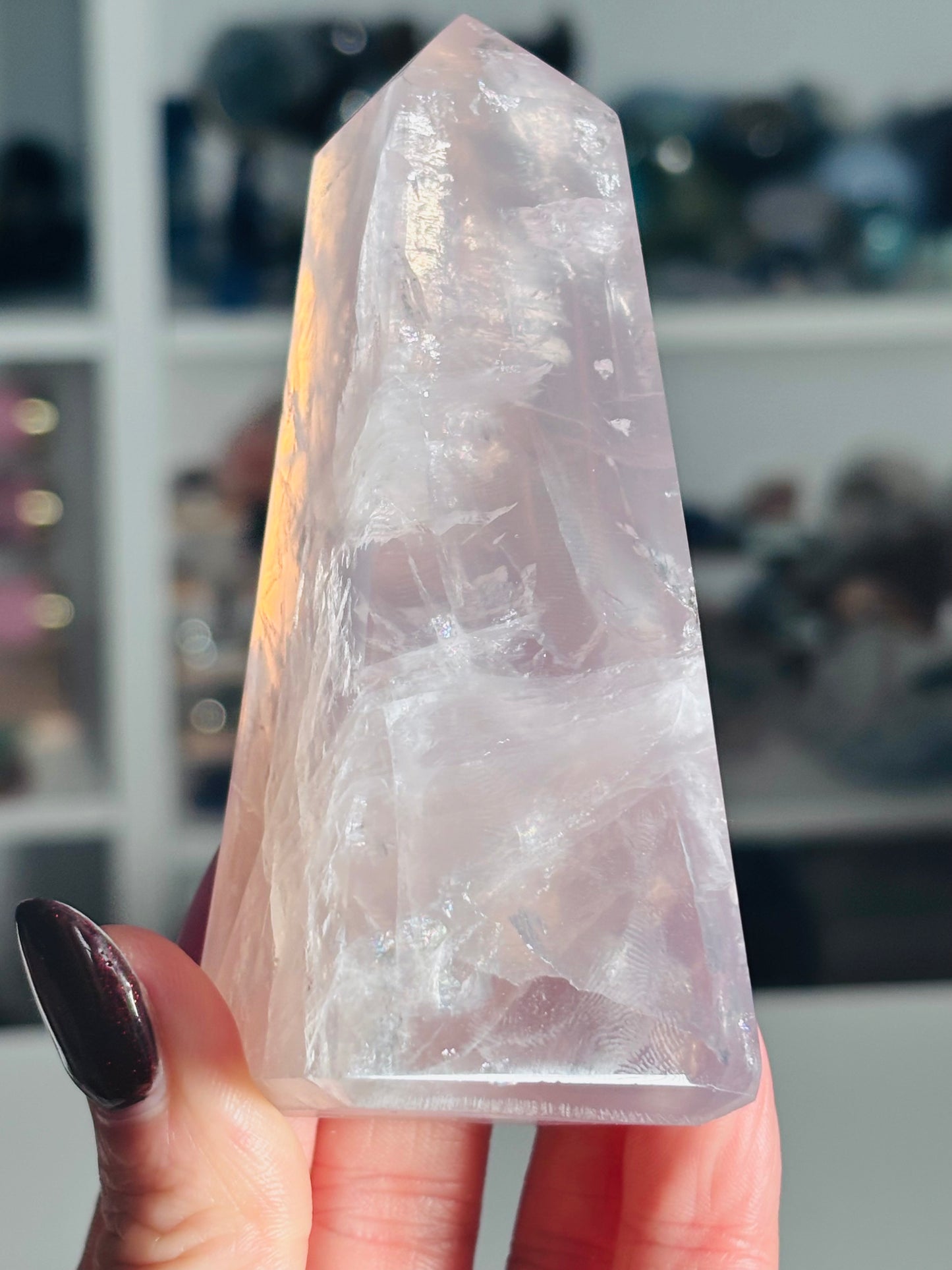 🌸 Madagascar Rose Quartz Obelisk 🌸
