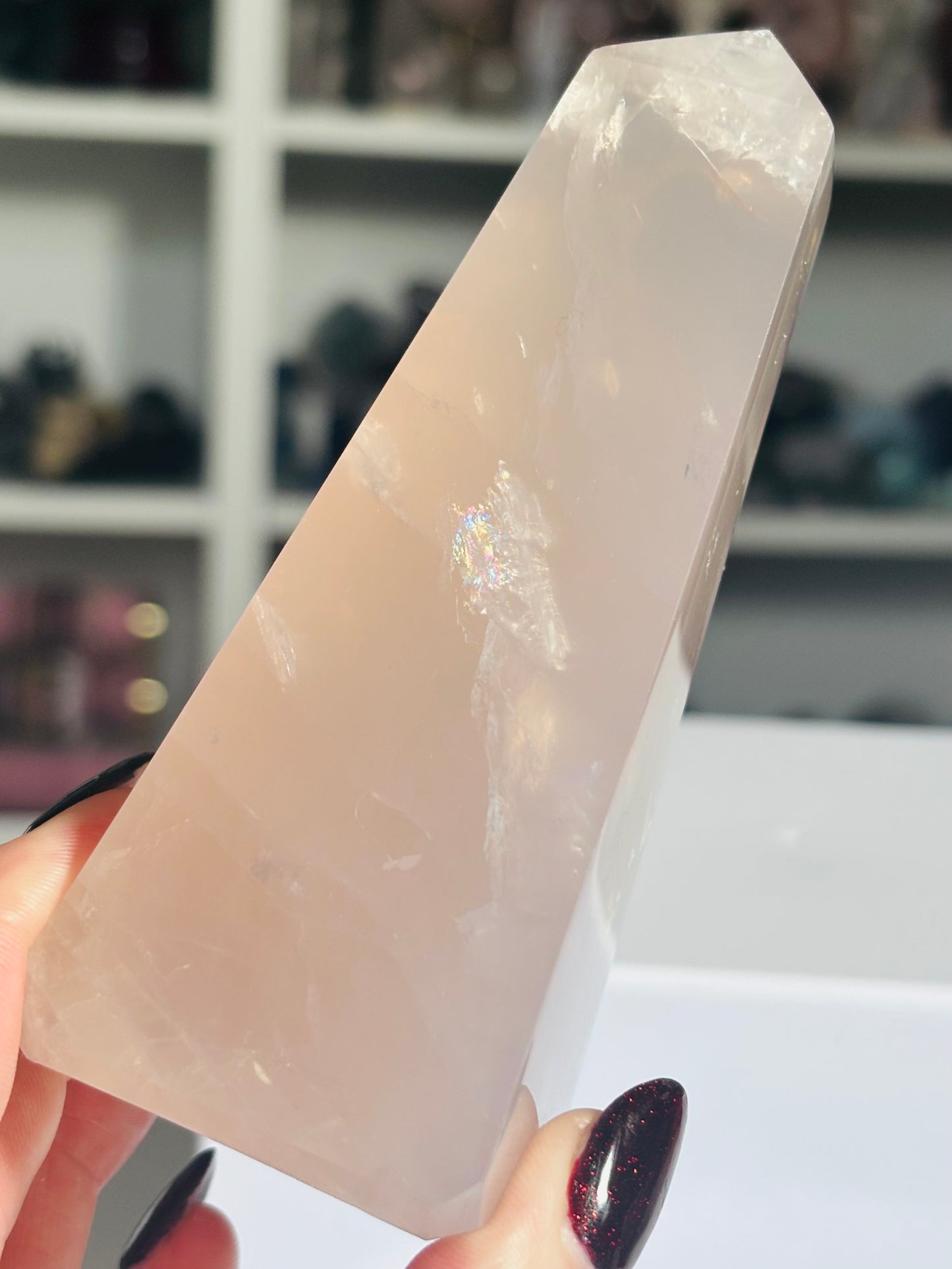 🌸 Madagascar Rose Quartz Obelisk 🌸