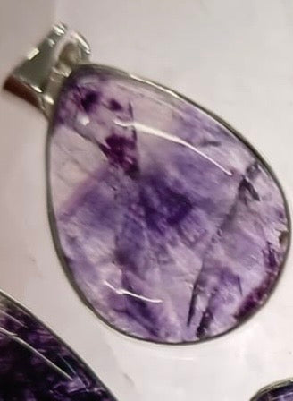Blue John Pendant A | Sterling Silver