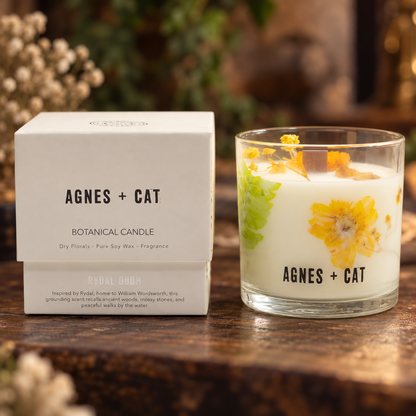 Agnes + Cat Rydal Oudh Luxury Botanical Soy Wax Candle