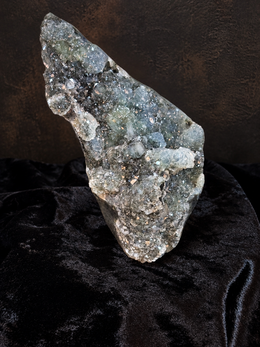 Apophyllite Statement Specimen with Stilbite & Chalcedony