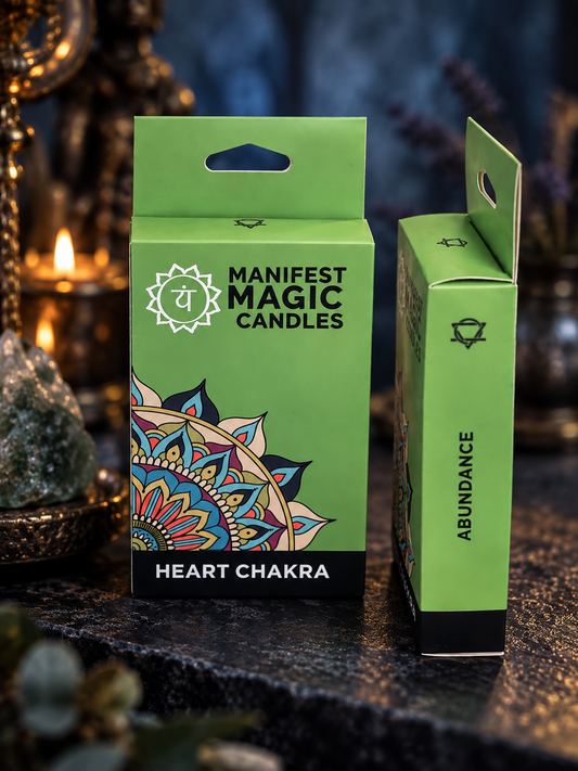 Green Abundance Chime Candles | Prosperity & Money Magic – Pack of 12
