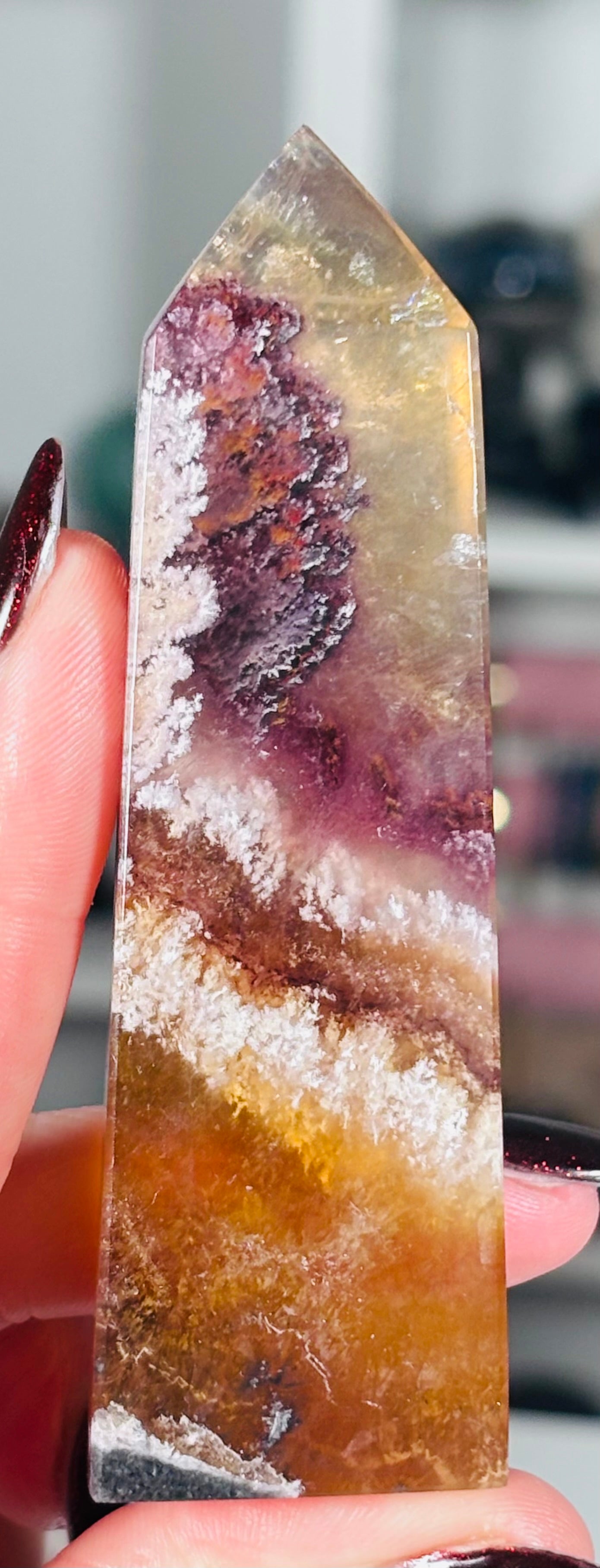 💜 Aura 23 Fluorite Tower 💜
