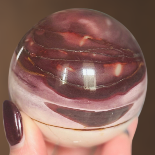 Australian Mookaite Jasper Sphere