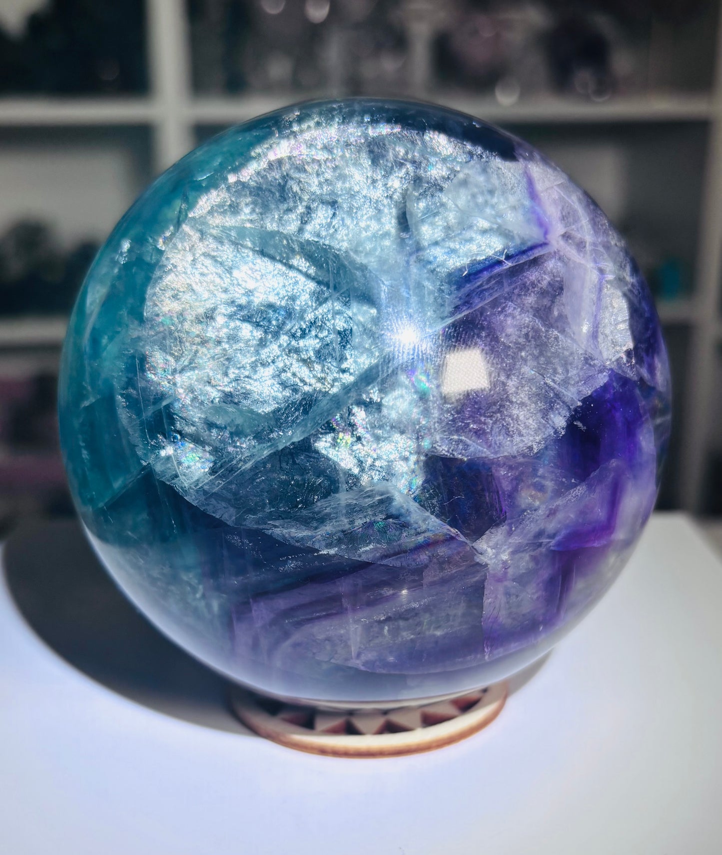 💎 Statement Rainbow Fluorite Sphere 💎