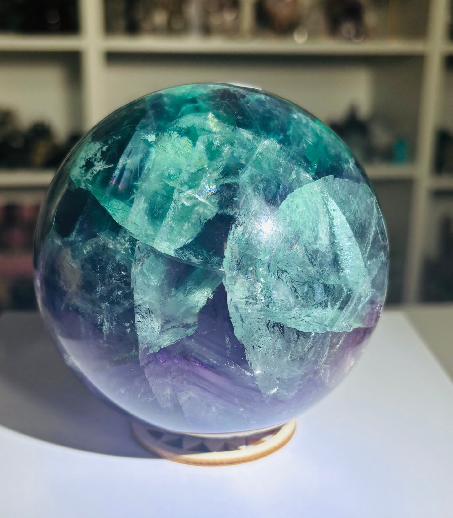 💎 Statement Rainbow Fluorite Sphere 💎