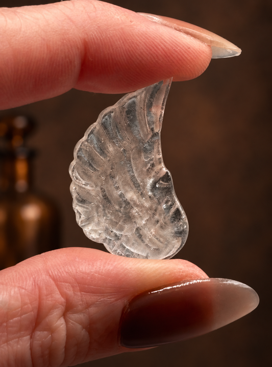 Clear Quartz Angel Wing