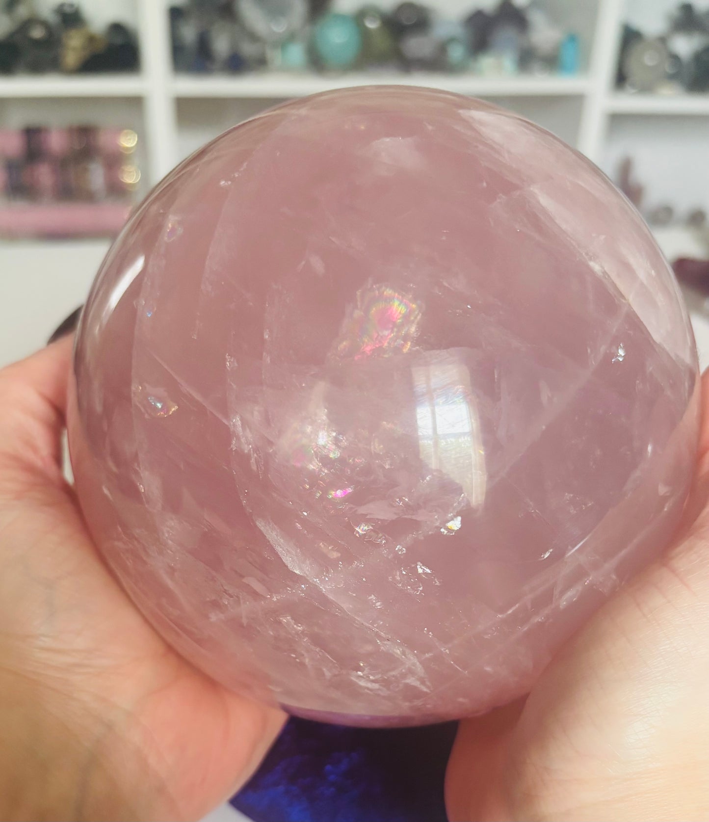 4.7kg Madagascan Rose Quartz Sphere 🌸