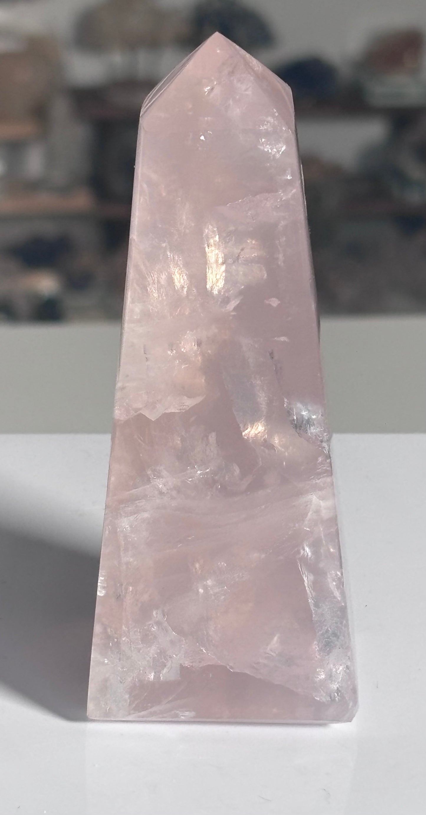 🌸 Madagascar Rose Quartz Obelisk 🌸