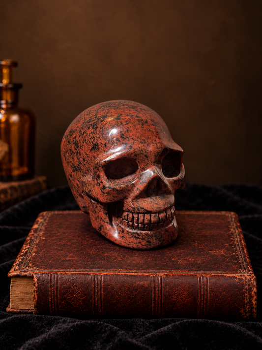 Mahogany Obsidian Crystal Skull