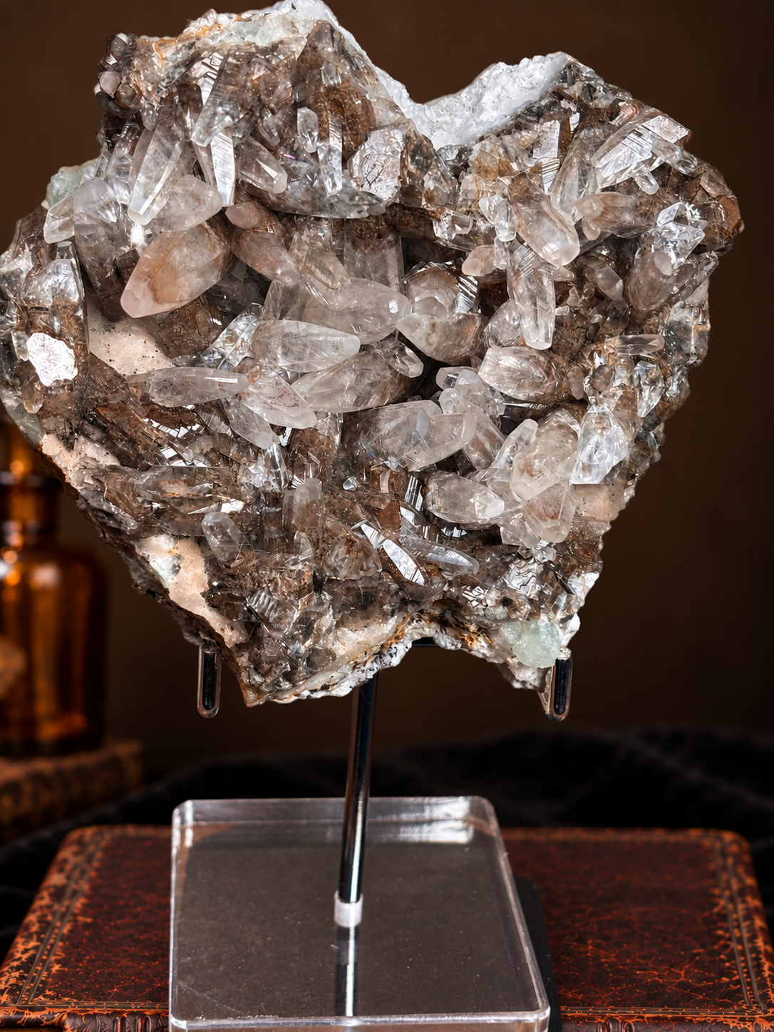 Dogtooth Calcite & Fluorite Crystal Cluster | Yaogangxian Mine