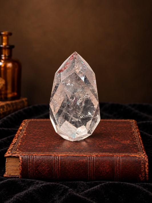 Faceted Light Smoky Quartz Freeform