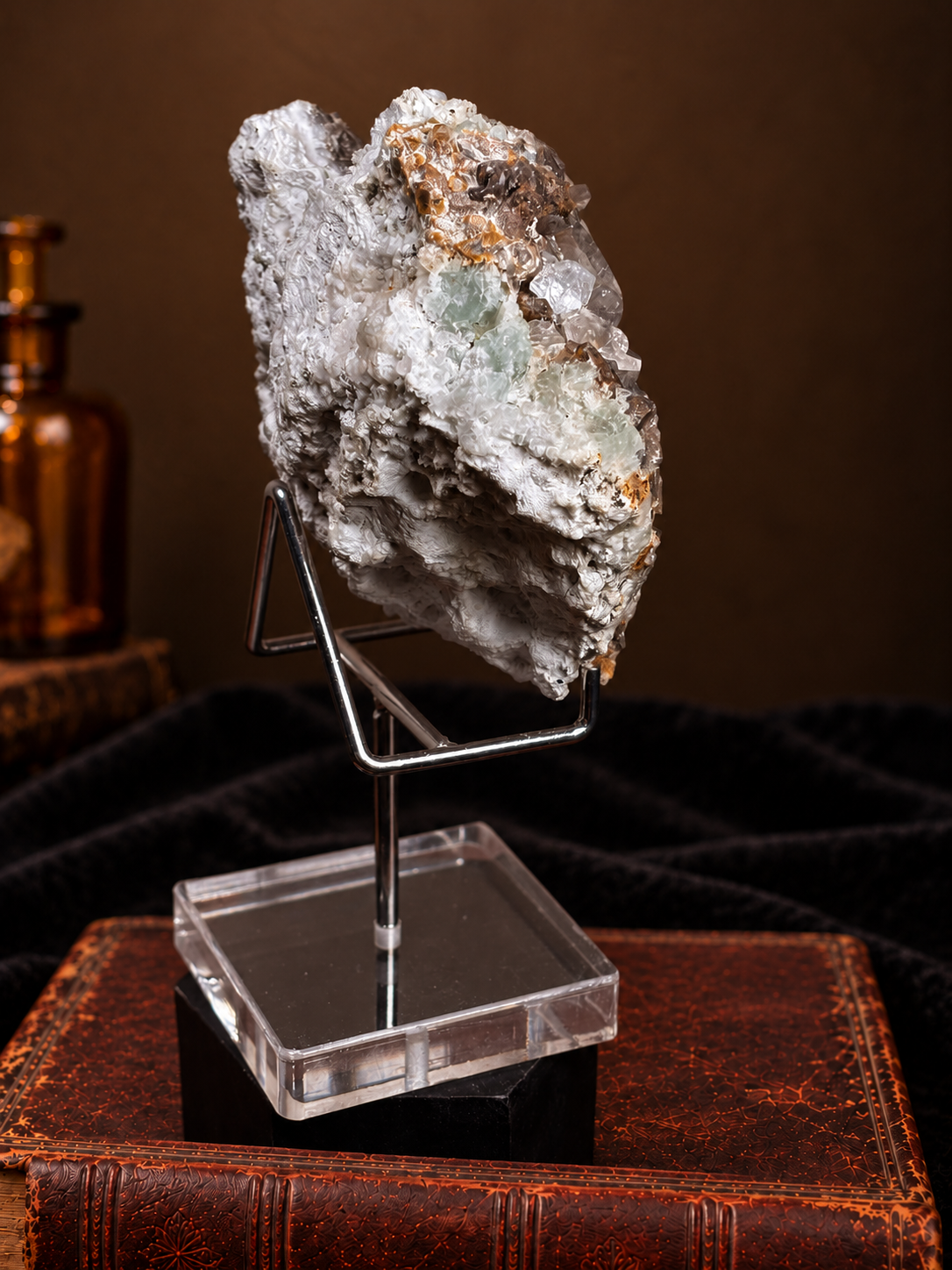 Dogtooth Calcite & Fluorite Crystal Cluster | Yaogangxian Mine